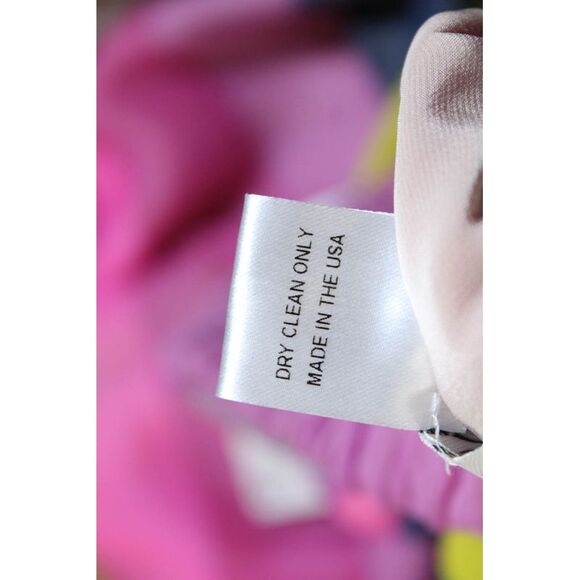 Ellelauri Womens Silk Chiffon Striped Mini Skirt Multicolor Size S - Picture 5 of 6